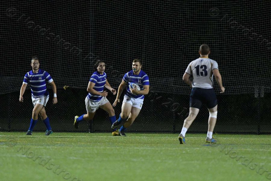 Wheaton Men\'s Rugby vs Mass Maritime.  Photo by Keith Nordstrom